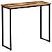 Tavolo Consolle In Legno Di Teak Rigenerato 90x30x76 Cm - Foto miniatura 1