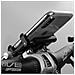 Supporto Bici Per Smartphone 55-100 Mm Di Larghezza Manubrio G-81 Acciaio Nero - Foto miniatura 4