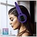 Cuffie Bluetooth Design Orecchie Gatto Animazione Luminosa Autonomia 12h - Viola - Foto miniatura 2