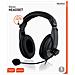 Auricolare Over-ear Con Controllo Del Volume, 4 Pin 3,5 Mm, Nero - Foto miniatura 5