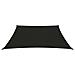 Vela Parasole 160 g / m² Nera 6x6 m in HDPE - Foto miniatura 2