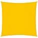 Vela Parasole in Tela Oxford Quadrata 3x3 m Gialla - Foto miniatura 1