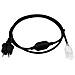 Led Neon Flex 230v Slim Power Cord With Plug - Foto miniatura 1