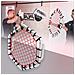 Rete Esagono Rimbalzo A Mano Hand Rebounder Per Calcio Pallamano - Foto miniatura 4