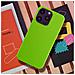 Cover Per Iphone 14 Pro Ibrida Semirigida Sottile Leggera Verde Lime - Foto miniatura 3