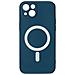 Cover Iphone 14 Plus Compatibile Magsafe Semi-rigida Soft-touch Blu Avio - Foto miniatura 1