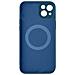Cover Iphone 14 Plus Compatibile Magsafe Semi-rigida Soft-touch Blu Avio - Foto miniatura 2