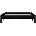 Letto Impilabile Nero 90x200cm In Legno Massello Di Pino - Foto miniatura 8