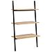 Scaffale Pendente A 3 Livelli Marrone Chiaro E Nero 64x34x116cm - Foto miniatura 2