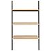 Scaffale Pendente A 3 Livelli Marrone Chiaro E Nero 64x34x116cm - Foto miniatura 3