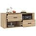 Mobile Per Tv Rovere Sonoma 100x35x40 Cm Legno Multistrato - Foto miniatura 5