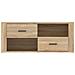 Mobile Per Tv Rovere Sonoma 100x35x40 Cm Legno Multistrato - Foto miniatura 6