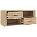 Mobile Per Tv Rovere Sonoma 100x35x40 Cm Legno Multistrato - Foto miniatura 7