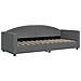 Divano Letto Con Materasso Grigio Scuro 80x200 Cm In Tessuto - Foto miniatura 9