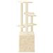 Albero Per Gatti Con Tiragraffi In Sisal Crema 107,5 Cm - Foto miniatura 3