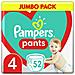 Pannolini Usa E Getta Pampers 9-15 Kg 4 (52 Unità) - Foto miniatura 1
