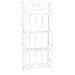 Étagère Scaffale 4 Piani In Acciaio Naomi - White - Foto miniatura 1