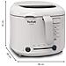Friggitrice FF203B10 Capacità 1.8 Litri 1470 Watt Colore Grigio - Foto miniatura 7