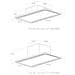 Cappa a Soffitto Hilight-X H16 WH /A / 100 Aspirante e Filtrante Colore Bianco - Foto miniatura 4