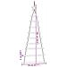 Alberi Di Natale Sospesi Con Stelle 2 Pz 55x120cm Ramo Naturale - Foto miniatura 3