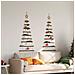 Alberi Di Natale Sospesi Con Stelle 2 Pz 55x120cm Ramo Naturale - Foto miniatura 6