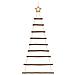 Alberi Di Natale Sospesi Con Stelle 2 Pz 55x120cm Ramo Naturale - Foto miniatura 8