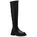 Black Casual Closed Boots Stivaletti Sintetico E Tessile Scarpe Donna Nero Eu 37, 1-25603-41 001 - Foto miniatura 1