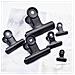 Clip In Metallo Nero, Confezione Da 10 Size B - Foto miniatura 3