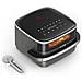 Easy Fry XL Surface FW402HE0 friggitrice Singolo Indipendente 2200 W Friggitrice ad aria calda Nero, Grigio - Foto miniatura 4