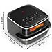 Easy Fry XL Surface FW402HE0 friggitrice Singolo Indipendente 2200 W Friggitrice ad aria calda Nero, Grigio - Foto miniatura 6