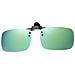 Occhiali Da Sole Polarizzati Clip-on - Specchio Taglia Media Green - Foto miniatura 2