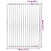 Griglia BBQ rettangolare 40x30 cm in acciaio inox 304 - Foto miniatura 6