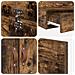 Struttura letto con contenitore in rovere affumicato 90x200 cm - Foto miniatura 7