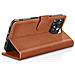 Custodia A Portafoglio Per Iphone 16 Pro Max Con Supporto E Linguetta Magnetica, Marrone - Foto miniatura 5