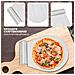 Paletta Per Pizza In Acciaio Inossidabile 34x28 Cm Vassoio Con Manico - Foto miniatura 4