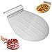 Paletta Per Pizza In Acciaio Inossidabile 34x28 Cm Vassoio Con Manico - Foto miniatura 1
