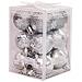 Palline Di Natale rangibili (12 Pezzi) Per Decorazioni Natalizie Silver - Foto miniatura 1