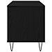 Cabinet per registratori  Nero Rovere 100x38x48 cm Legno ingegnerizzato - Foto miniatura 5