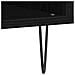 Cabinet per registratori  Nero Rovere 100x38x48 cm Legno ingegnerizzato - Foto miniatura 6