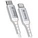 Cavo Usb-c A Lightning Mfi Ricarica Rapida 150cm Modello Armor Link, Bianco - Foto miniatura 2