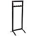 Set Attrezzi Per Camino In Metallo Nero 5pz 30,5x27x79,5h Cm - Foto miniatura 5