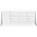 Gabbia per polli Argento 215 x 100 x 85 cm Acciaio zincato - Foto miniatura 6