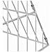 Gabbia per polli Argento 215 x 100 x 85 cm Acciaio zincato - Foto miniatura 9