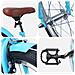 Bicicletta per Bambini 18 Pollici per 5-7 anni Blu Chiaro - Foto miniatura 4