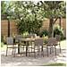 Set da Pranzo per Giardino 7 pcs Grigio polyrattan - Foto miniatura 2