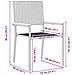 Set da Pranzo per Giardino 7 pcs Grigio polyrattan - Foto miniatura 9