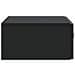 Tavolino da Parete Laterale Nero 59 x 34,5 x 17 cm - Foto miniatura 5