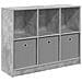 Credenza con cassetto Grigio cemento 102 x 32 x 73,5 cm - Foto miniatura 1