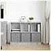 Credenza con cassetto Grigio cemento 102 x 32 x 73,5 cm - Foto miniatura 4