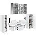 Set di mobili per il bagno 6 pcs Bianco - Foto miniatura 3